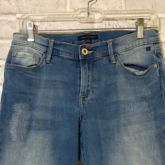 Tommy Hilfiger Classic Blue Straight Jeans, size 8 - Picture 5 of 12